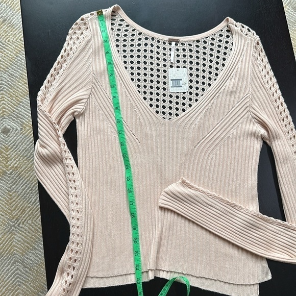 Free people starlight lightweight spring/summer sweater SZ S - Picture 7 of 9